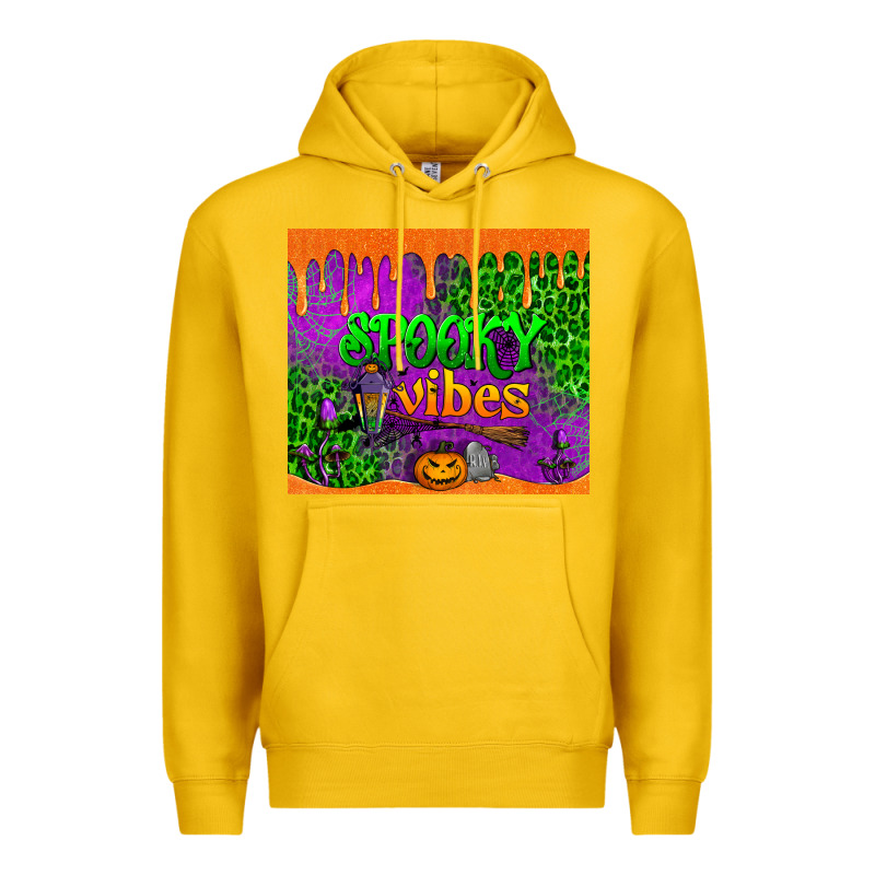 Spooky Vibes Tumbler Premium Hoodie by BundleAndBundleShop | Teevron