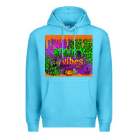 Ocean Blue spooky vibes tumbler Premium Hoodie - BundleAndBundleShop