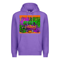Purple spooky vibes tumbler Premium Hoodie - BundleAndBundleShop