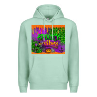 Seafoam spooky vibes tumbler Premium Hoodie - BundleAndBundleShop