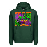 Sports Green spooky vibes tumbler Premium Hoodie - BundleAndBundleShop