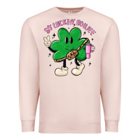 Pale Pink so luckin boujee Premium Sweatshirt - MaliasSmallBusiness