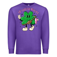 Purple so luckin boujee Premium Sweatshirt - MaliasSmallBusiness