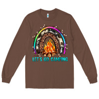 Chestnut let's go camping rainbow Long Sleeve Tee - JahusDesignShop