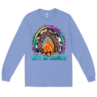 Colony Blue let's go camping rainbow Long Sleeve Tee - JahusDesignShop