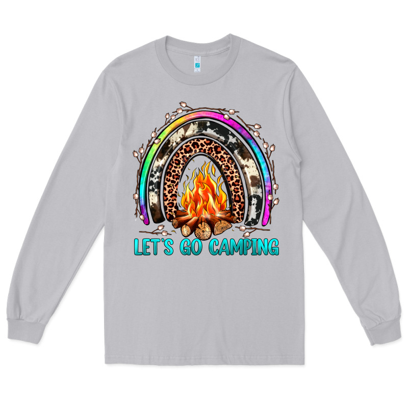 Let's Go Camping Rainbow Long Sleeve Tee by JahusDesignShop | Teevron