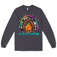 Smoke let's go camping rainbow Long Sleeve Tee - JahusDesignShop
