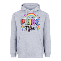 Heather Grey pride tribe Heavyweight Hoodie - MaliasSmallBusiness