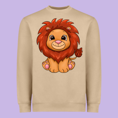 Lion Heavyweight Sweatshirt Designed By Texasbilliewilder