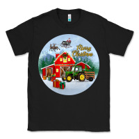 Black merry christmas small town christmas ornament Classic Tee - BundleAndBundleShop