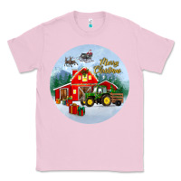 Bubblegum Pink merry christmas small town christmas ornament Classic Tee - BundleAndBundleShop