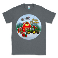 Charcoal Heather merry christmas small town christmas ornament Classic Tee - BundleAndBundleShop