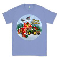 Colony Blue merry christmas small town christmas ornament Classic Tee - BundleAndBundleShop