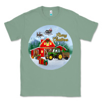 Sage merry christmas small town christmas ornament Classic Tee - BundleAndBundleShop