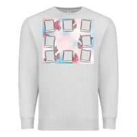 Dove Grey add your text photo collage life Premium Sweatshirt - MaliasSmallBusiness