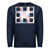 Navy add your text photo collage life Premium Sweatshirt - MaliasSmallBusiness