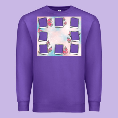 Add Your Text Photo Collage Life Premium Sweatshirt Designed By Maliassmallbusiness