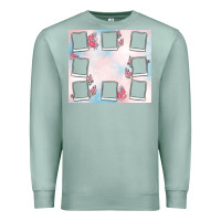 Seafoam add your text photo collage life Premium Sweatshirt - MaliasSmallBusiness