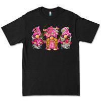 Black breast cancer gnome Premium Tee - BarkalooDesign
