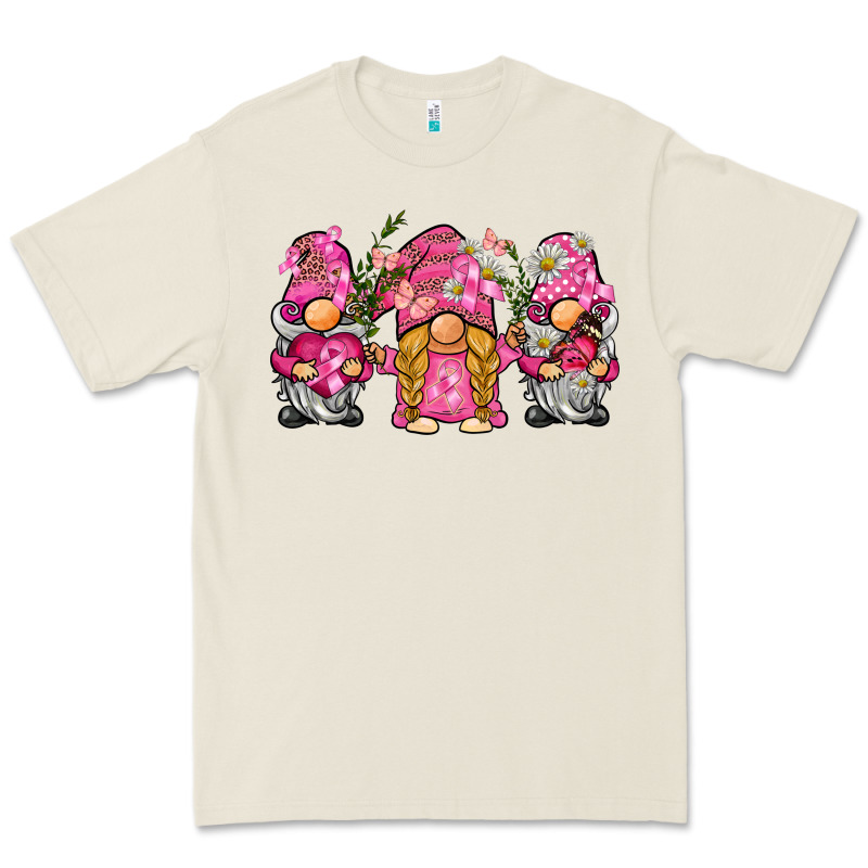 Breast Cancer Gnome Premium Tee by BarkalooDesign | Teevron