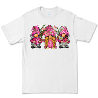 White breast cancer gnome Premium Tee - BarkalooDesign