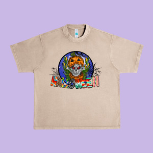 Halloween Urban Heavy Tee Designed By Cowhidedigitalart