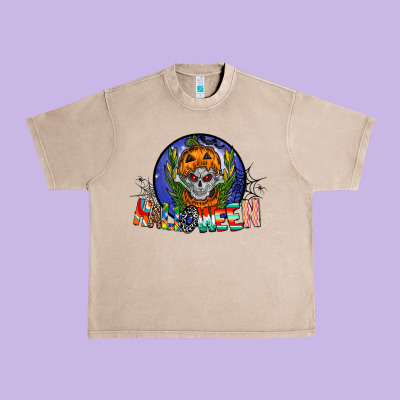 Halloween Urban Heavy Tee Designed By Cowhidedigitalart