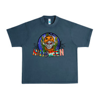 Midnight Navy halloween Urban Heavy Tee - CowhideDigitalArt
