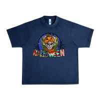 Navy halloween Urban Heavy Tee - CowhideDigitalArt