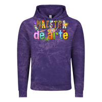 Cloud Purple maestra de arte Vintage Hoodie - texasbilliewilder