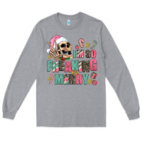 Heather Grey i m so freaking merry Long Sleeve Tee - AdoDesignShop