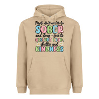 Mushroom people dont need to be sober and drugfree to deserve food Heavyweight Hoodie - MaliasSmallBusiness