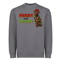 Storm merry and bright labrador Heavyweight Sweatshirt - RanaPortraitStore