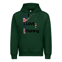 Forest Green I love fishing Urban Hoodie - Bettercallsaul
