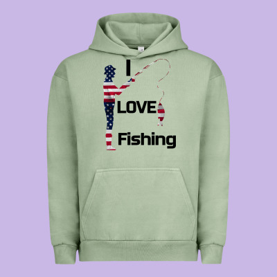 I Love Fishing Urban Hoodie Designed By Bettercallsaul