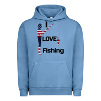 Pigment Pebble Blue I love fishing Urban Hoodie - Bettercallsaul