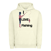Pigment Pistachio I love fishing Urban Hoodie - Bettercallsaul