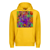 Lemon halloween party seamless pattern Premium Hoodie - BundleAndBundleShop