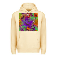 Pina Colada halloween party seamless pattern Premium Hoodie - BundleAndBundleShop