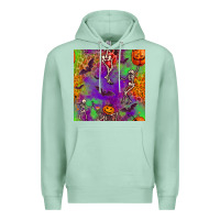 Seafoam halloween party seamless pattern Premium Hoodie - BundleAndBundleShop