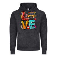 Vintage Black love school bus Vintage Hoodie - texasbilliewilder