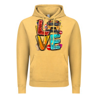 Vintage Mustard love school bus Vintage Hoodie - texasbilliewilder
