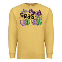 Antique Gold mardi gras queen Premium Sweatshirt - MaliasSmallBusiness
