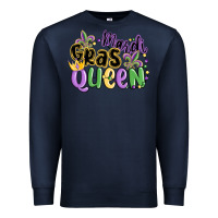 Navy mardi gras queen Premium Sweatshirt - MaliasSmallBusiness