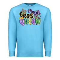 Ocean Blue mardi gras queen Premium Sweatshirt - MaliasSmallBusiness