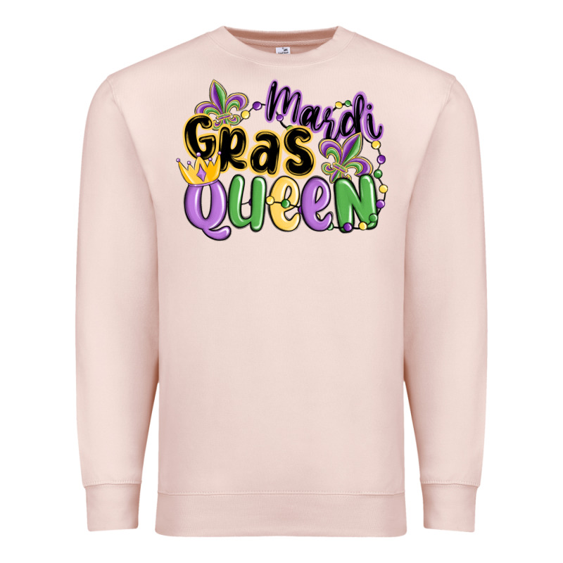 Mardi Gras Queen Premium Sweatshirt by MaliasSmallBusiness | Teevron