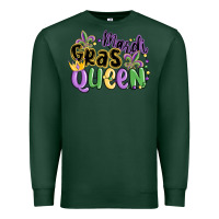 Sports Green mardi gras queen Premium Sweatshirt - MaliasSmallBusiness