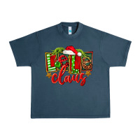 Midnight Navy christmas lele claus Urban Heavy Tee - FaDigitalArtStudio