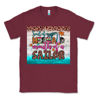 Burgundy soul of a mermaid mouth of a sailor Classic Tee - JahusDesignShop