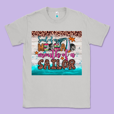 Soul Of A Mermaid Mouth Of A Sailor Classic Tee Designed By Jahusdesignshop